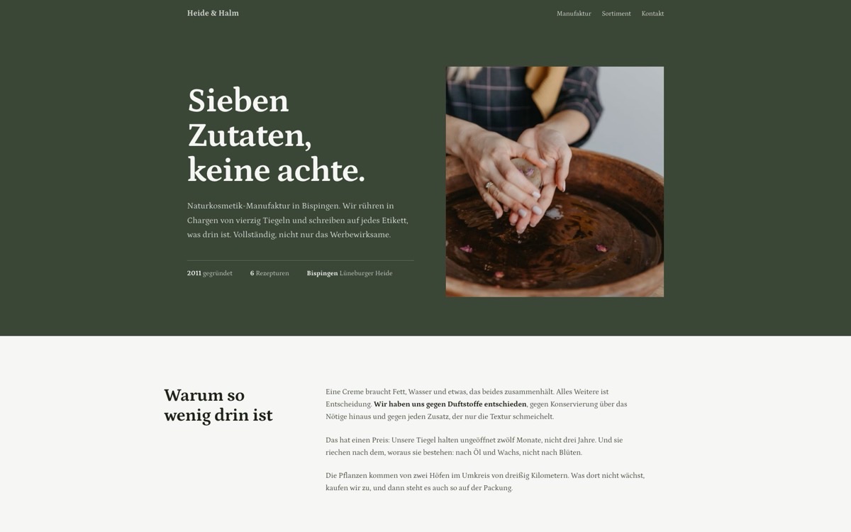 Designvorschlag HEIDE & HALM — Weich & natürlich